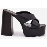 Boto Women's Platform And Block Heels Sandals Black Lenobos | Shoptok.si