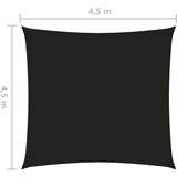 vidaXL jedro protiv sunca od tkanine Oxford četvrtasto 4,5x4,5 m crno | shoptok.hr