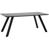 Bessagi Home jedilna miza litta, temno siva, kovina | Shoptok.si