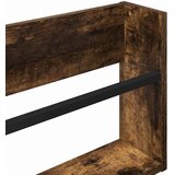  Polica za časopise s policom Dimljeni hrast 80 x 12 x 30 cm | shoptok.hr