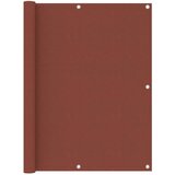 vidaXL Balkonsko platno terakota 120x500 cm oksford blago, (20692972) Cene
