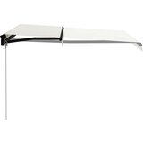 Tenda na ručno uvlačenje s LED svjetlima 300 x 250 cm krem | shoptok.hr