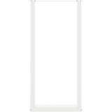  Noge za barsko mizo v obliki črke U, 2 kosa, bele, 50 x (100-101) cm, jeklo | Shoptok.si