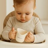 BabyOno Ergonomska čaša za trening FLOW 6 m+, bež | shoptok.hr