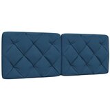 vidaXL Vzglavna stranica modra 120 cm blago Cene