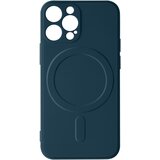 AVIZAR Ovitek Magsafe za iPhone 13 Pro, silikonski, prilagodljivi notranji mehak ovitek Mag Cover - polnocno modra, (20640461) Cene