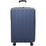 vidaXL Sklopivi kofer Tvrda školjka 28"" Tamno plavi 50x30x76 cm ABS | shoptok.hr
