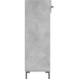 Ormarić za cipele boja betona 60x35x105 cm konstruirano drvo | shoptok.hr