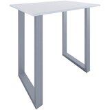 XXXL Barska Miza Xona B, Bela, Srebrna, 110x80 | Shoptok.si