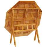  Sklopivi vrtni stol Ø110x75 cm od masivnog bagremovog drva | shoptok.hr