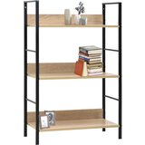 Furnova Knjižna polica 3-nadstropna hrast 60x27,6x90,5 cm inž. les, (21950912) | Shoptok.si