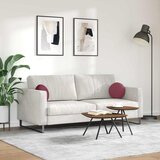  Jastučići za sjedenje 2 pcs Vinska crvena Ø30 x 13 cm tkanina | shoptok.hr