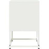  Noćni ormarići 2 kom bijeli 36 x 39 x 60,5 cm čelični | shoptok.hr