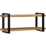 vidaXL Stenska polica 110x33x45 cm Masivni les Akacija | Shoptok.si