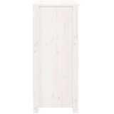  Komoda bijela 70 x 35 x 80 cm od masivne borovine | Eponuda.com