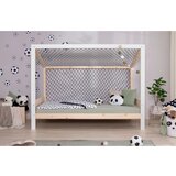 MID.YOU Nizka Postelja Soccer, Naravne Barve, Bela, Pravi Les, 90x200 | Shoptok.si