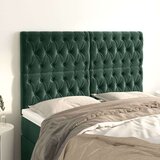  Uzglavlja 4 kom tamnozeleni 80x7x78/88 cm baršunasti Cijene