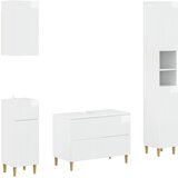  Set kupaonskih ormara od 4 dijela ARNHEM Bijela visokog sjaja | shoptok.hr