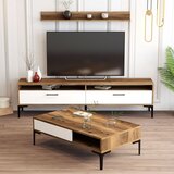 Hanah home istanbul - walnut, white walnutwhite living room furniture set Cene