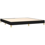  S oprugama i madracem crni 200x200 cm od tkanine | shoptok.hr