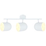 Candellux Lighting bela stropna svetilka s kovinskim senčilom 55x10 cm azuro Cene