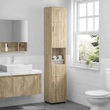 vidaXL Kupaonski ormar s pohranom sonoma hrast 37 x 31.5 x 203 cm | shoptok.hr