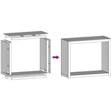  Stalak za drva za ogrjev 100x40x80 cm od pocinčanog čelika | shoptok.hr