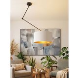  LED podesiv luster na štapu GORTA 1xE27/60W/230V bela/zlatna | Eponuda.com