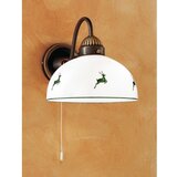  Kolarz 731.61.100 - Zidna lampa NONNA 1xE27/75W/230V braon/jelenja zelena | Eponuda.com