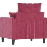 Fotelj vinsko rdeč 60 cm žamet | Shoptok.si