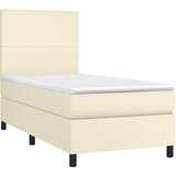 Krevet box spring s madracem LED krem 80x200 cm od umjetne kože - Krema 80 x 200 cm Gladak dizajn | shoptok.hr