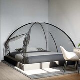  Komarnik Mongolia s vratima 220 mrežasti crni 200x200x135 cm | shoptok.hr