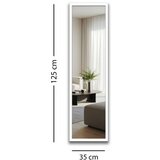 Hanah home ogledalo u okviru rama cheval 35 x 125 white | Eponuda.com