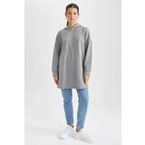 Defacto Regular Fit Sweatshirt Fabric Long Sleeve Tunic Cene