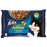 Felix vlažna hrana za mačke sensation losos i pastrmka 85g 4/1 Cene