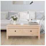  Klubska mizica 100x50x40 cm trdna borovina | Shoptok.si
