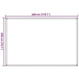  Preproga za šotor 200x300 cm modra HDPE | Shoptok.si