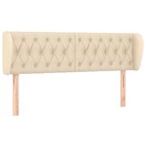 Maison Chic vzglavna omarica - nočna omarica - posteljna omarica z ušesi krem 147x23x78/88 cm blago, (21710167) | Shoptok.si