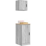 vidaXL Garažni ormarići 2 kom boja hrasta sonome konstruirano drvo | shoptok.hr