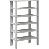  Stalak za cipele boja betona 61x32x105 cm konstruirano drvo | shoptok.hr