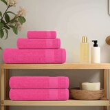 vidaXL Ručnici za kupanje 10 kom ružičasti 100x150cm 360gsm 100% pamuk | shoptok.hr