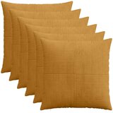  Presvlaka za jastuk 6 pcs ALMELO Žuta 60 x 60 cm Kord | shoptok.hr