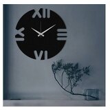WALLXPERT dekorativni metalni zidni sat leon black | ePonuda.com