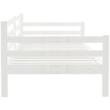  Dnevni ležaj od masivne borovine bijeli 90 x 200 cm | shoptok.hr