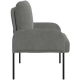 Sedežne garniture z blazino 55cm Temno siva Vezani les, (5000155329) Slike