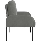  Sofe s jastukom 55cm Tamno siva Šperploča - Tamno siva 55 cm | shoptok.hr