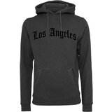 MT Men Los Angeles Text Hoody Charcoal Cene