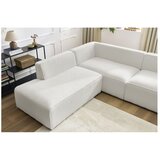 Bobochic Paris Bela kotna sedežna garnitura iz tkanine bouclé (levi kot/v obliki črke "U") Megeve – | Shoptok.si