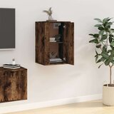 vidaXL Zidni TV ormarić Boja dimljenog hrasta 40x34,5x60 cm | shoptok.hr