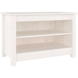 Maison Chic Klop za čevlje - Sedež za čevlje bela 70x38x45,5 cm trdna borovina, (21776400) | Shoptok.si